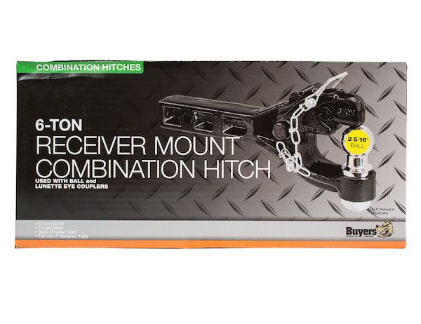 Load image into Gallery viewer, Buyers (RM62516) 6 Ton Receiver Mounted Combination Pintle Hook with 2-5/16 Ball