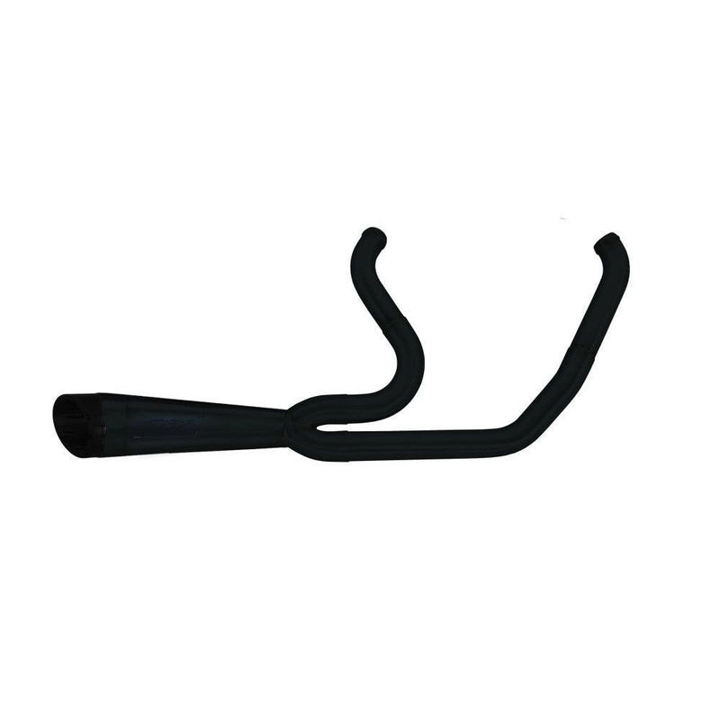 Load image into Gallery viewer, Two Brothers Racing Comp-S 2-into-1 Black Full Exhaust System For Harley-Davidson Softail Slim 2018-2020 005-5140199B