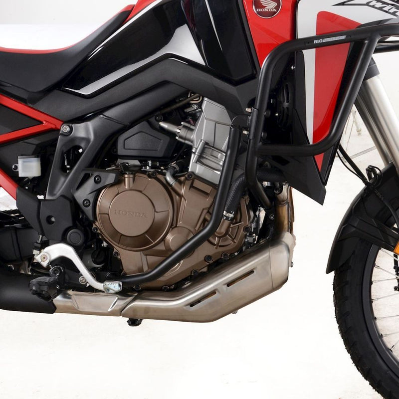 Load image into Gallery viewer, R&G Racing Black Adventure Bars For 2020-2023 Honda CRF1100L Africa Twin Standard Model