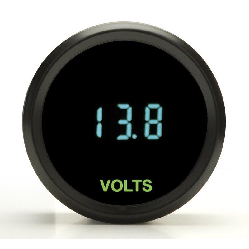 Load image into Gallery viewer, Dakota Digital Universal Mini Round Voltmeter Volts Gauge 1-17VDC ODYR-05-1 Teal