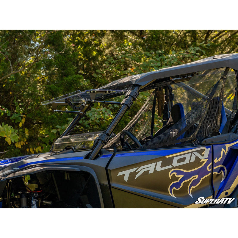 Load image into Gallery viewer, SuperATV Honda Talon 1000 Scratch Resistant Flip Windshield FWS-H-TAL-70