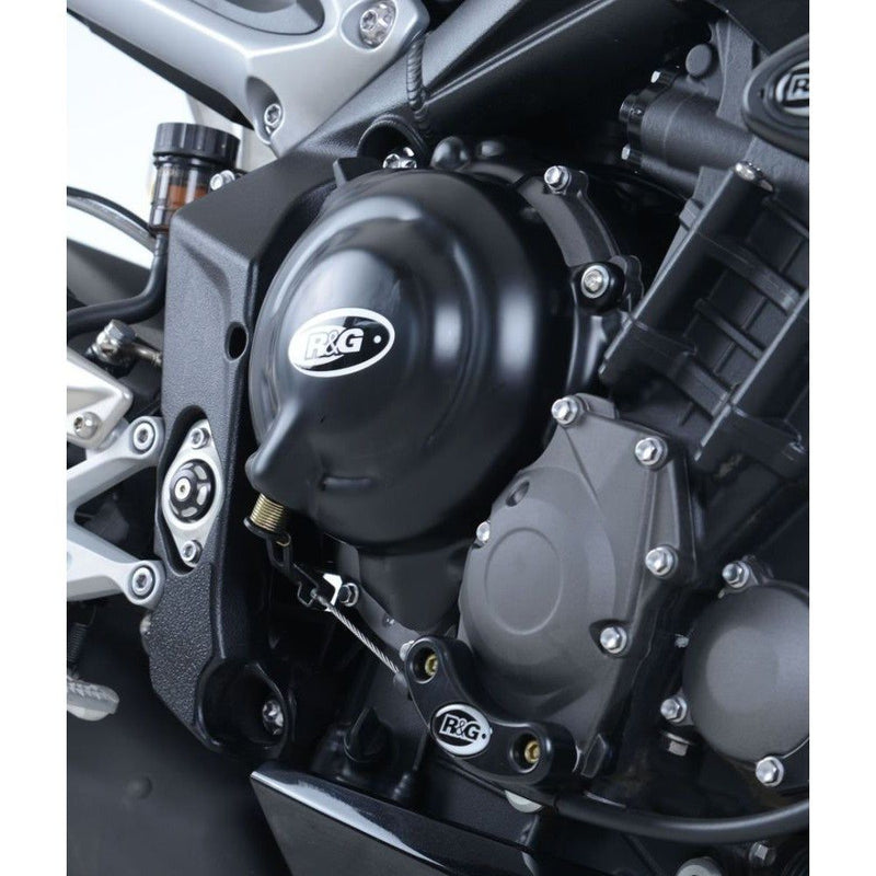 Load image into Gallery viewer, R&G Racing Black Engine Case Covers Clutch For 2012-2016 Triumph Daytona 675