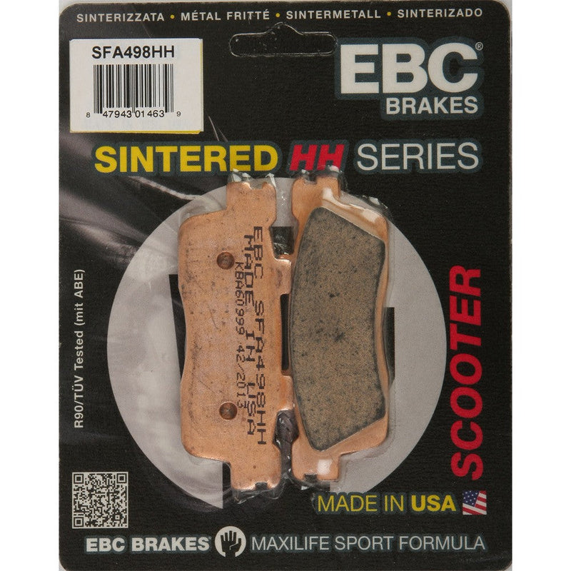 Load image into Gallery viewer, EBC 1 Pair SFA HH Series Scooter Sintered Brake Pads MPN SFA498HH