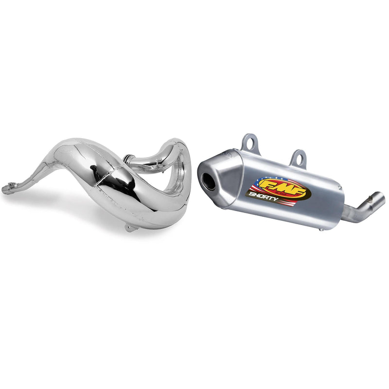 Load image into Gallery viewer, Fatty Exhaust Pipe & Powercore 2 Shorty Silencer-Big Bore for KTM 105 SX 07-12