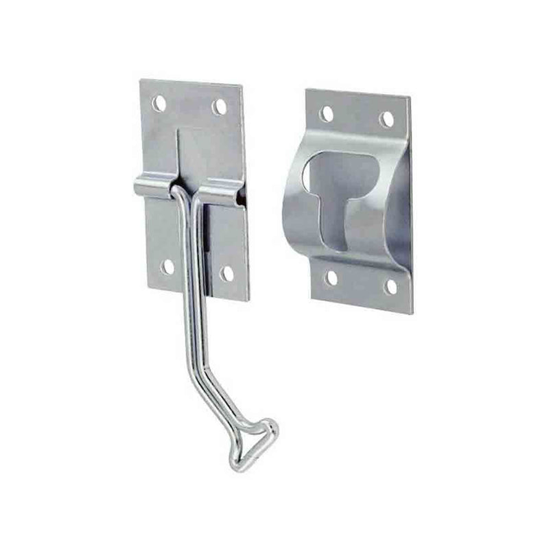 Load image into Gallery viewer, Zinc Plated Wire Door Holder with 4 Inch Arm