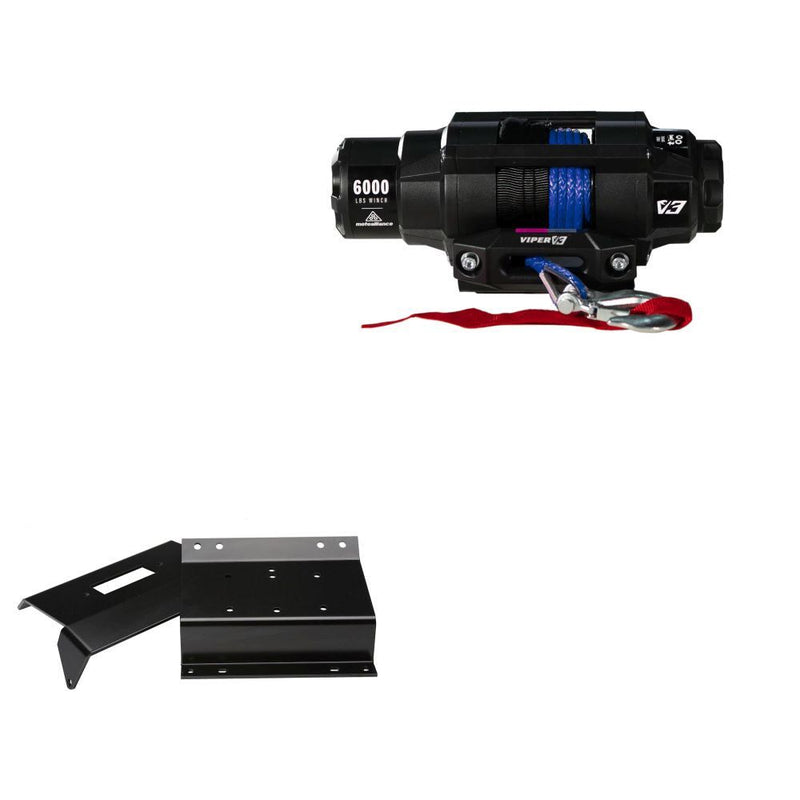 Load image into Gallery viewer, Viper 6000lbs V3 Winch Blue Rope With Mount For Honda Foreman 500 2005-2006
