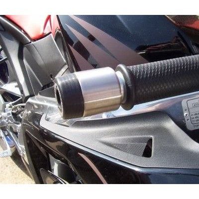 Load image into Gallery viewer, R&G Racing Black Bar End Sliders For 2002-2010 Aprilia RS125 BE0003BK