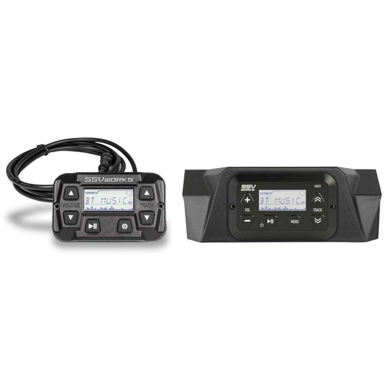 Load image into Gallery viewer, SSV Works MRB3S Media Player With Dash Panel Kit For Can-Am Maverick X3 17-22