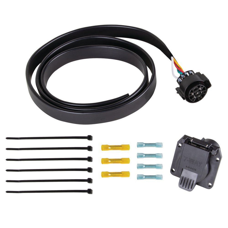 Load image into Gallery viewer, Wiring Connector, 7-Way Vehicle End, 3 ft, Length Wire