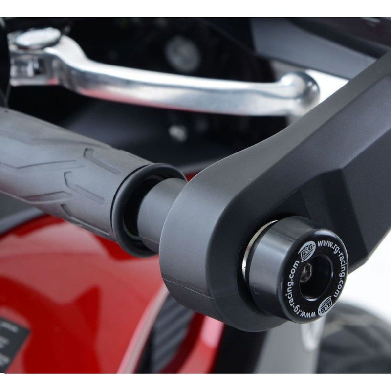 Load image into Gallery viewer, R&G Racing Black Bar End Sliders For 2018-2020 Yamaha MT-09 Tracer FJ-09