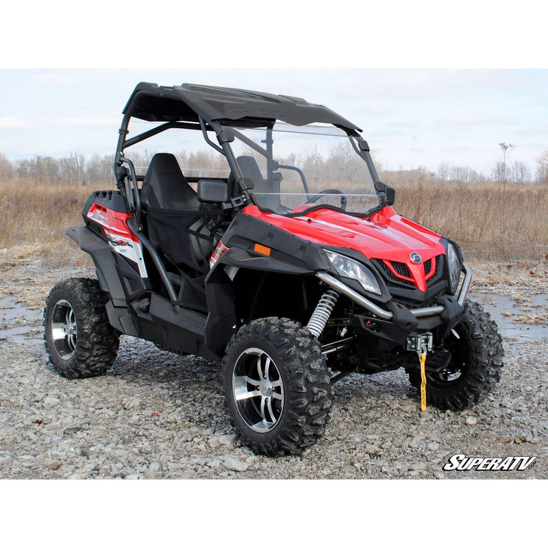 Load image into Gallery viewer, SuperATV CFMOTO ZForce 500 Scratch-Resistant Full Windshield WS-CF-ZF800EX-70