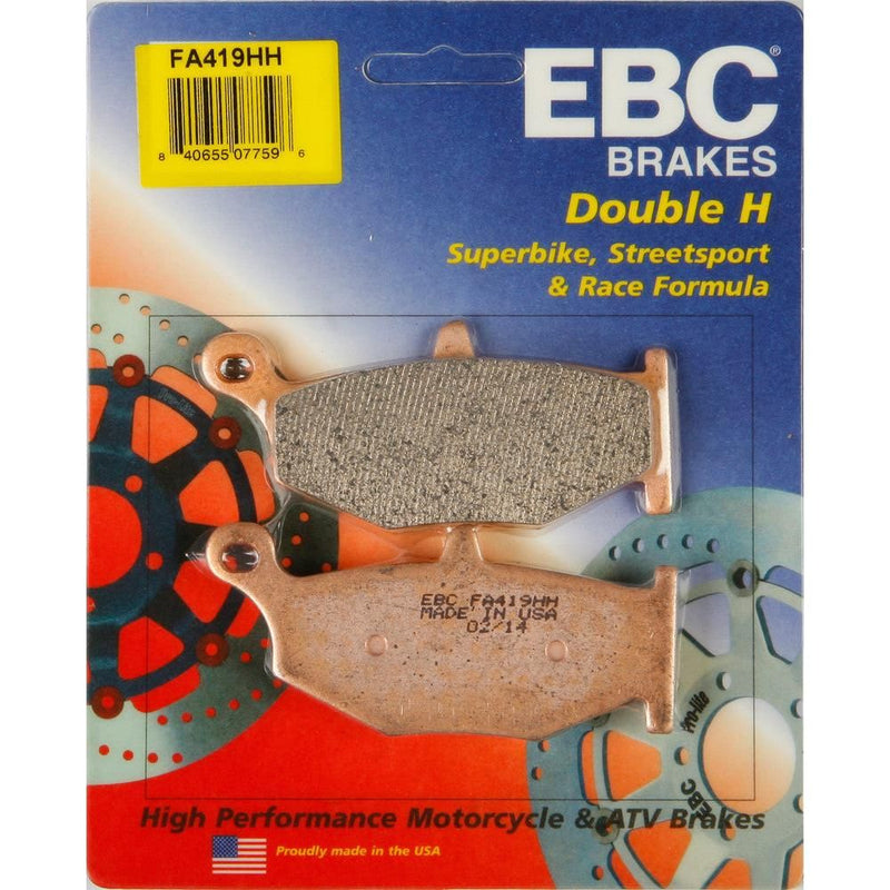 Load image into Gallery viewer, EBC 1 Pair Sintered HH Race Formula Brake Pads MPN FA419HH