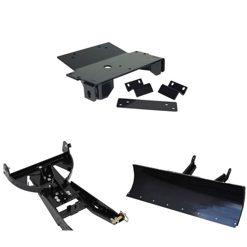 Load image into Gallery viewer, Denali Black UTV Snow Plow Kit For Can-Am Maverick 1000R 4x4 XRS 2013-2018