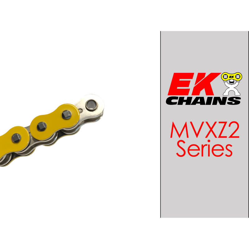 Load image into Gallery viewer, EK 530-MVXZ2 Motorcycle Drive Chain (Specify Links and Color) Rivet Master Link