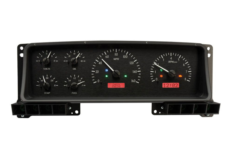Load image into Gallery viewer, Dakota Digital 1987-1991 Ford Pickup/Bronco VHX Black Red Display Gauge Kit VHX-87F-PU-K-R
