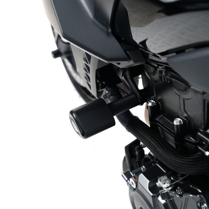 Load image into Gallery viewer, R&G Racing Black Aero Style Crash Protection Bobbins For 2023-2024 Suzuki GSX-8S