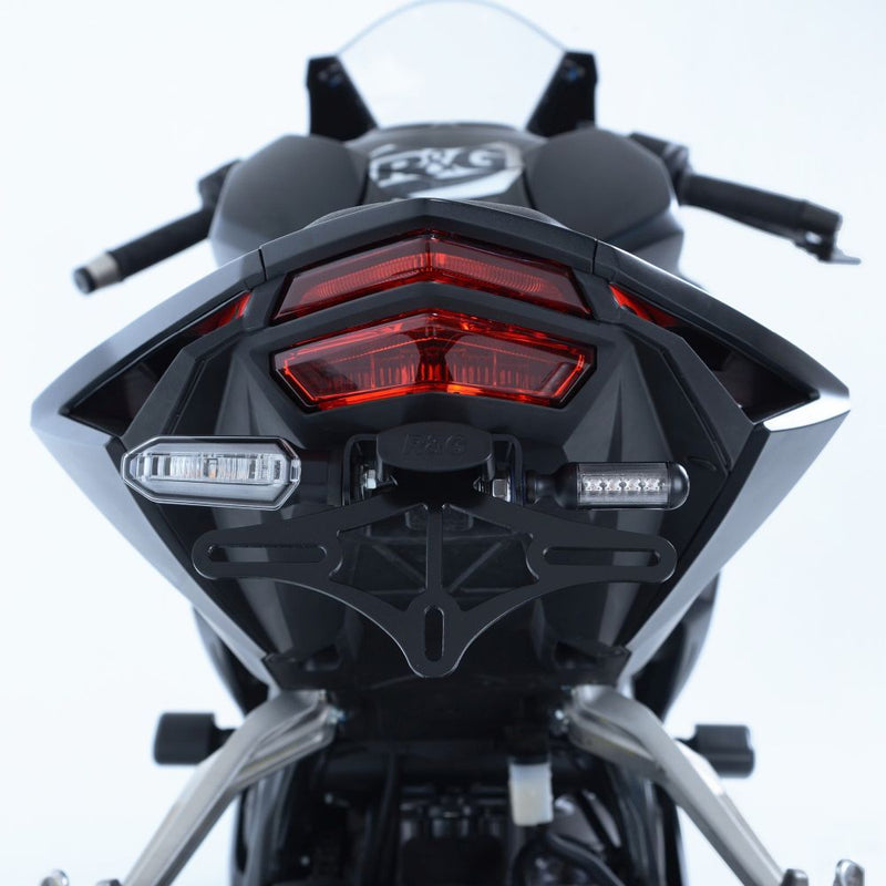 Load image into Gallery viewer, R&G Racing Black Tail Tidy License Plate Holder For 2017-2020 Honda CBR250RR