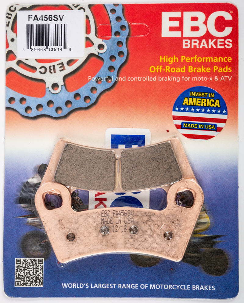 Load image into Gallery viewer, EBC 1 Pair SV Series Severe Duty Brake Pads MPN FA456SV
