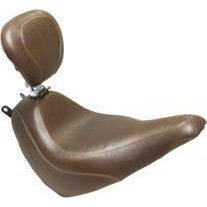 Load image into Gallery viewer, Mustang Wide Tripper Solo Seat Smooth With Backrest Brown 83001