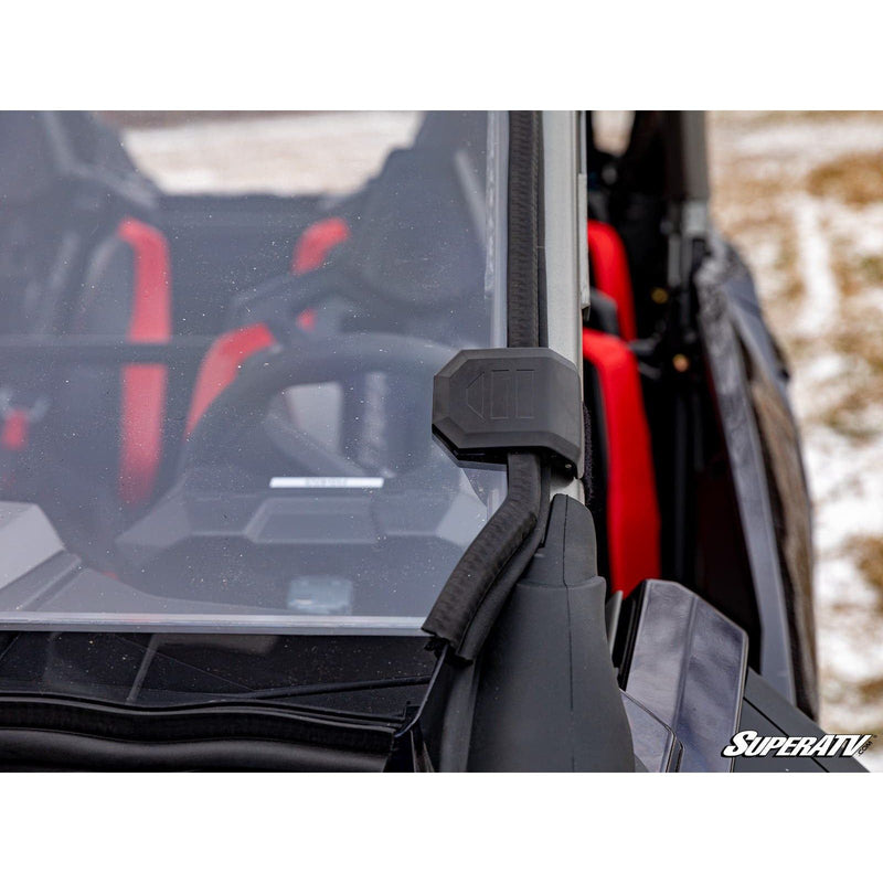 Load image into Gallery viewer, SuperATV Polaris RZR Pro R Scratch-Resistant Full Windshield WS-P-PROR4-70