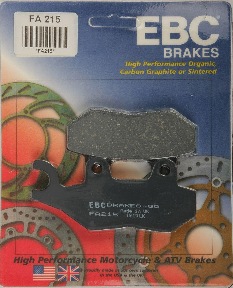 Load image into Gallery viewer, EBC 1 Pair Premium SFA Organic OE Replacement Brake Pads MPN FA215