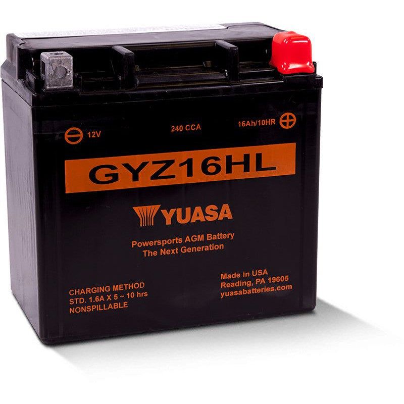 Load image into Gallery viewer, Yuasa Maintenance Free GYZ16HL 12 Volt Battery YUAM716GHL