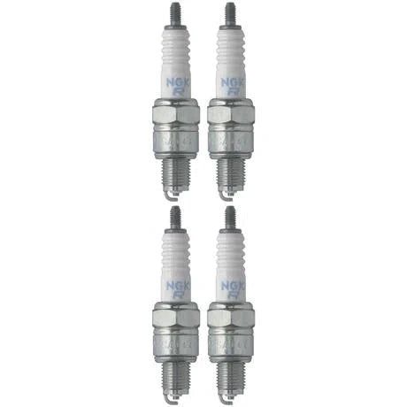 Set of 4 NGK Standard Spark Plugs for Polaris OUTLAW 90 2013-2007 Engine 90cc