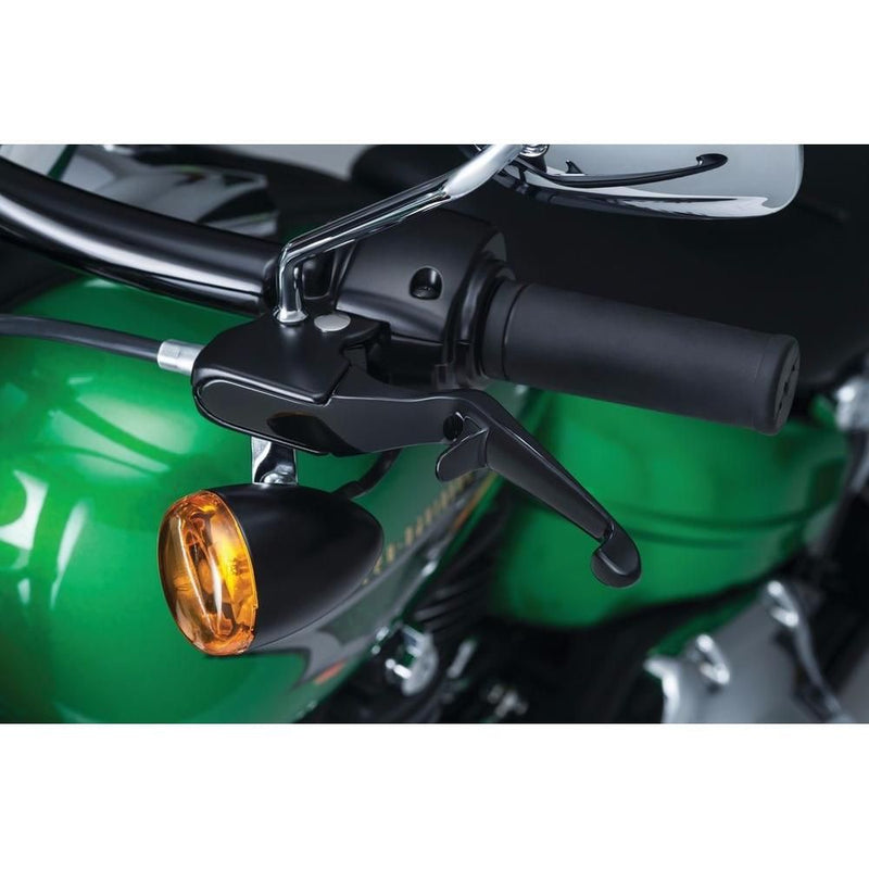 Load image into Gallery viewer, Kuryakyn Black Trigger Finger Handlebar Control Levers Harley 2015-2017 Softail
