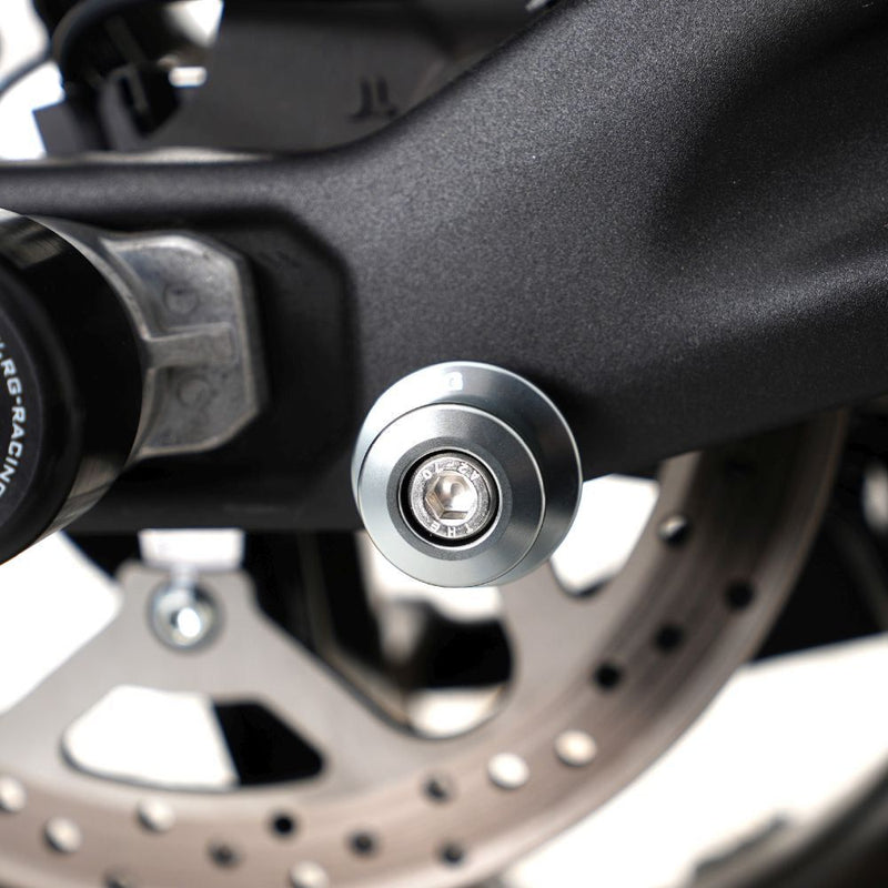 Load image into Gallery viewer, R&G Racing Titanium Elevation Paddock Stand Bobbin - M8 For 2018-2020 Suzuki GSX250R