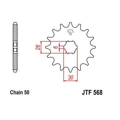 Load image into Gallery viewer, Front & Rear Sprocket Kit for Street YAMAHA XS650 1974-1983