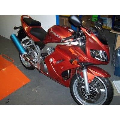 Load image into Gallery viewer, R&G Racing Black Classic Style Crash Protectors For 2003-2005 Suzuki SV1000 Bikini