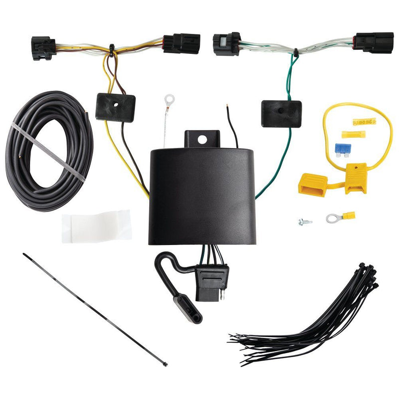Load image into Gallery viewer, T-One T-Connector Harness, 4-Way Flat, w/Circuit Protected ModuLite HD Module fits Select Genesis, GV70 & GV80