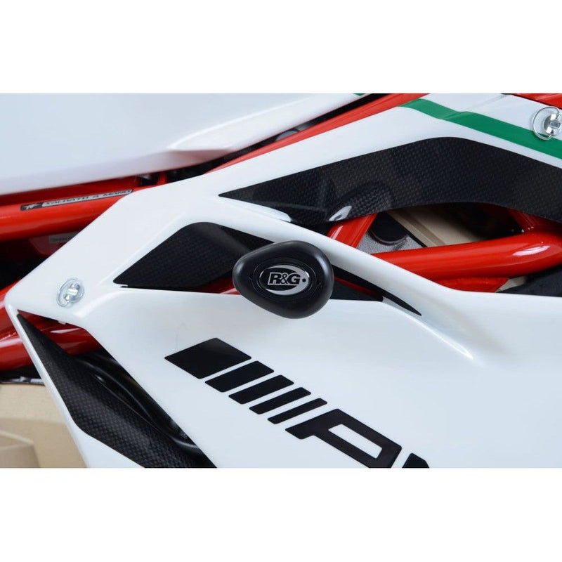 Load image into Gallery viewer, R&G Racing Black Aero Style Crash Protection Bobbins For 2015-2018 MV Agusta F4RC