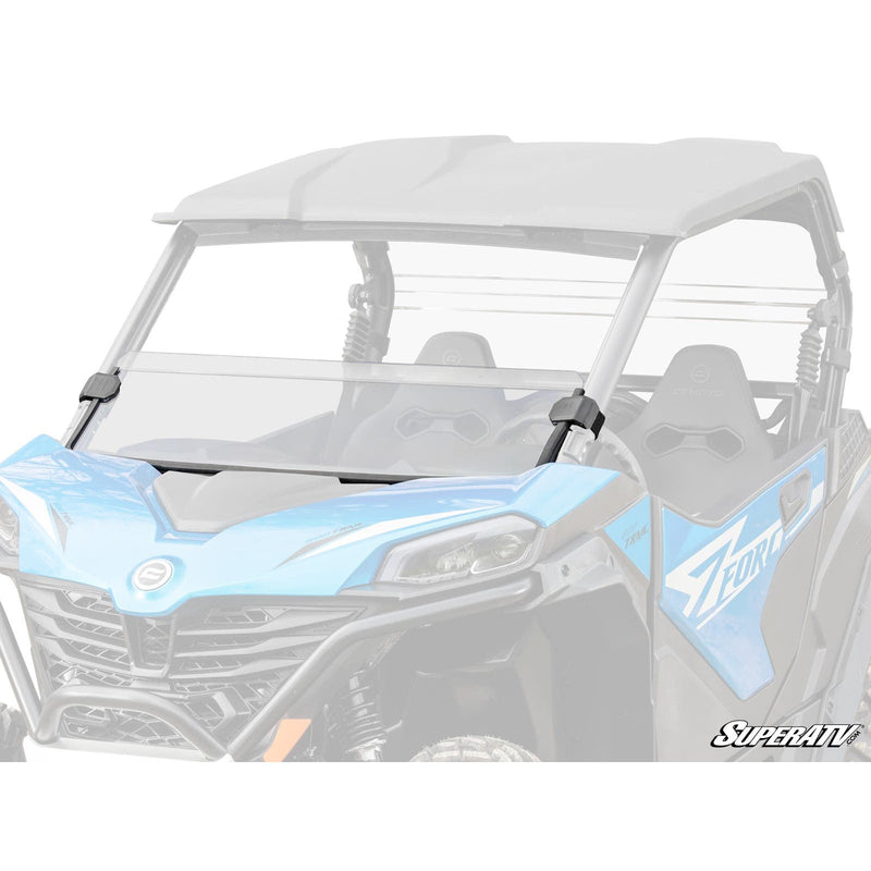Load image into Gallery viewer, SuperATV CFMOTO ZForce 800 Trail Scratch-Resistant Half Windshield HWS-CF-ZF800T-70