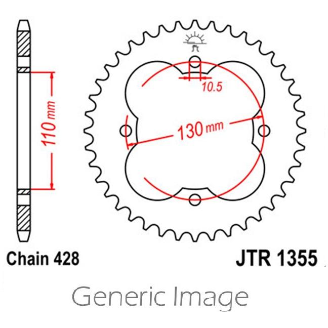 Load image into Gallery viewer, Front & Rear Steel Sprocket Kit for ATV/UTV HONDA TRX90EX FourTrax 1993-2001