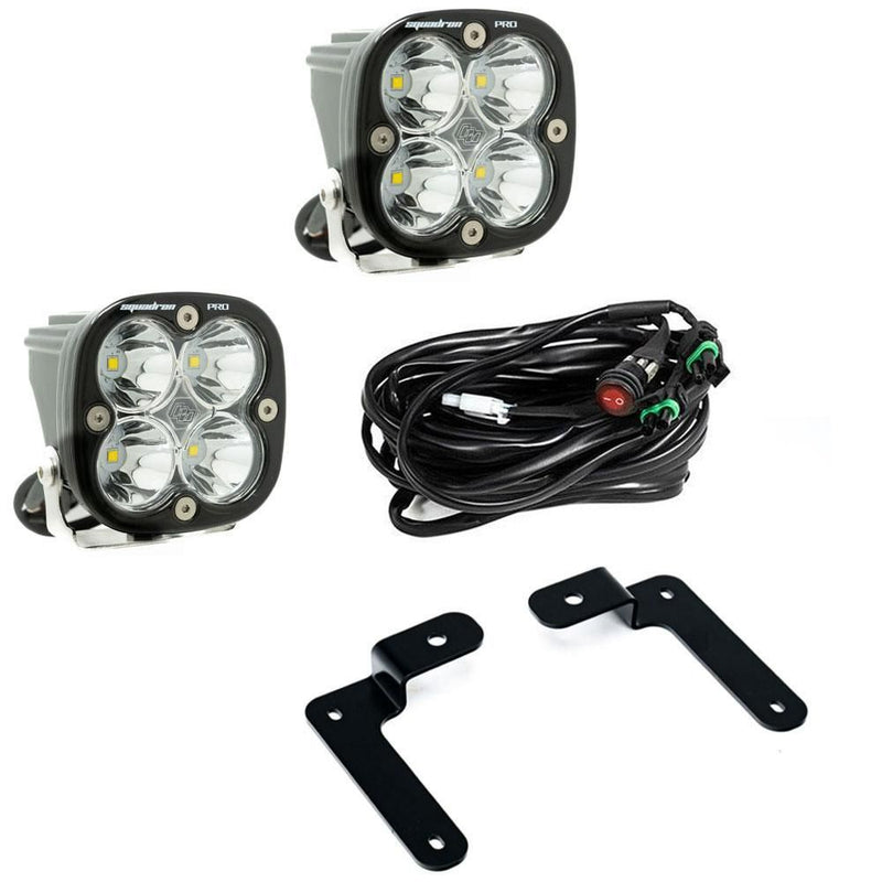 Load image into Gallery viewer, Baja Designs A-Pillar Light Kit Pair Squadron Pro Series Spot Pattern Clear Lens 447505