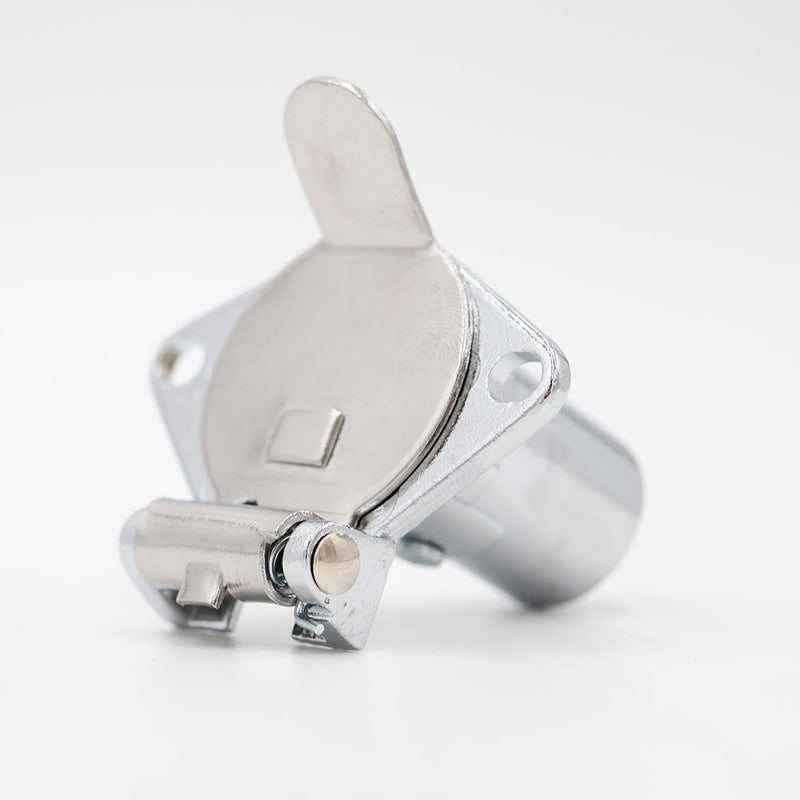 Load image into Gallery viewer, Blue Ox 7-Way To 4-Way Coiled Electrical Cable With Car 4-Way Socket