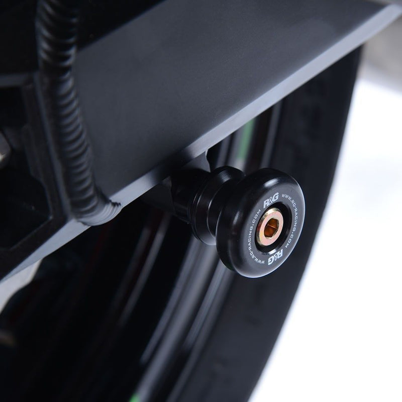 Load image into Gallery viewer, R&G Racing Black Cotton Reels For 2017-2024 Kawasaki Z900 ZR900