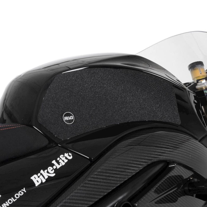 Load image into Gallery viewer, R&G Racing Black Tank Traction Grips For 2021-2022 Energica Motor Company EGO