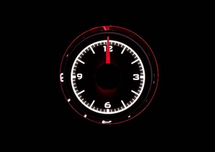 Load image into Gallery viewer, Dakota Digital Universal Analog Clock For VHX Gauge Kit VLC-16-2