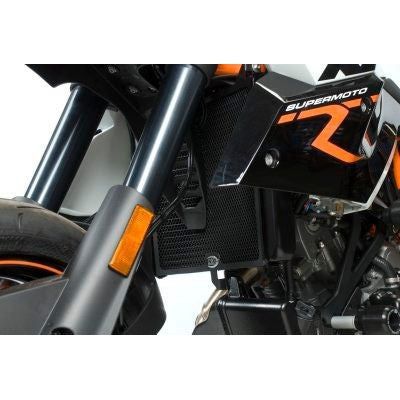 Load image into Gallery viewer, R&G Racing Orange Aluminum Radiator Guard For 2008 KTM 990 Supermoto
