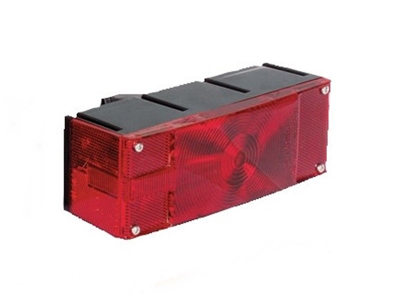 Load image into Gallery viewer, Optronics Waterproof low profile combination tail light with license illuminator, driver side