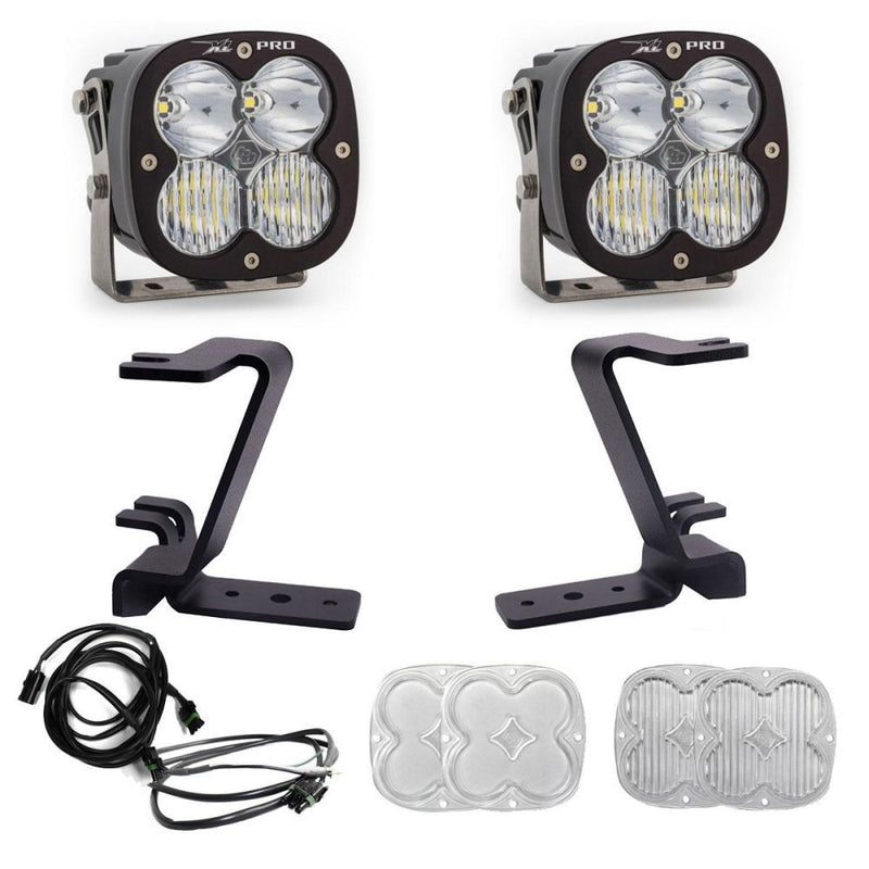 Load image into Gallery viewer, Baja Designs A-Pillar Light Kit Pair XL Pro Series Driving/Combo Pattern Clear Lens Upfitter Wiring 448211UP
