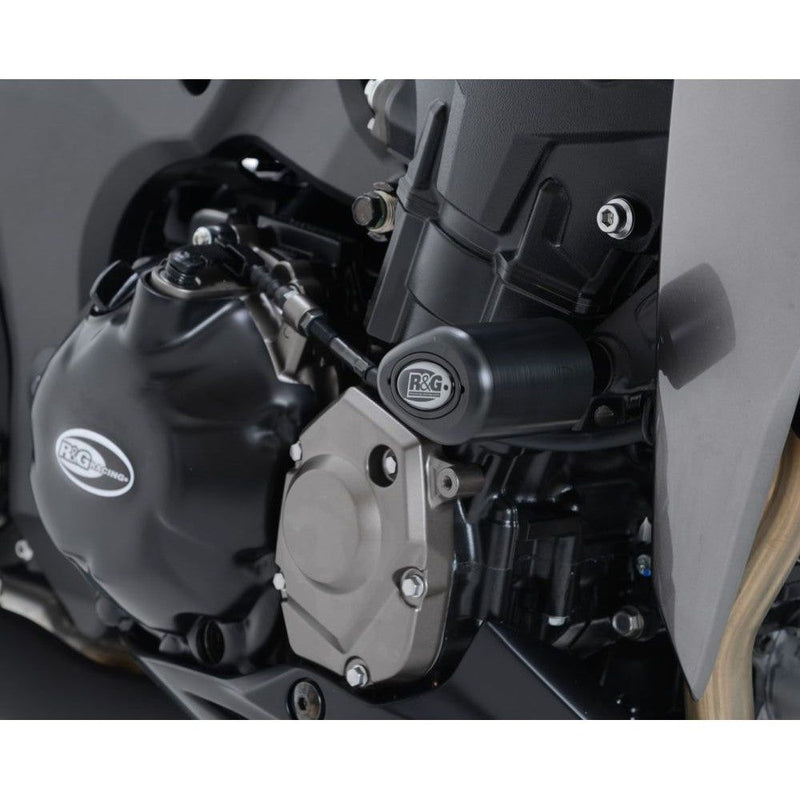 Load image into Gallery viewer, R&G Racing Black Aero Style Crash Protectors For 2010-2013 Kawasaki Z1000