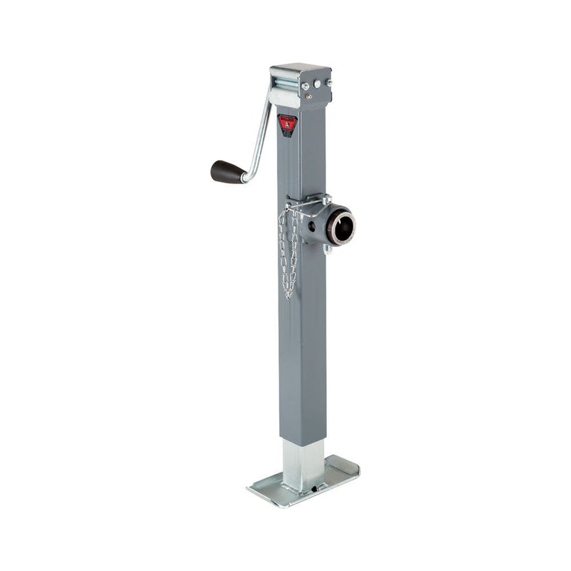 Load image into Gallery viewer, Square Trailer Jack, Side Mount, 5,000 lbs. Support Capacity, Sidewind, Weld-On, 15 Inch Travel