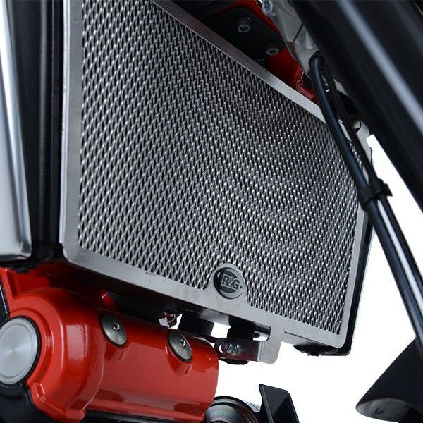 Load image into Gallery viewer, R&G Racing Black Aluminum Radiator Guard For 2017-2024 Aprilia Shiver 900