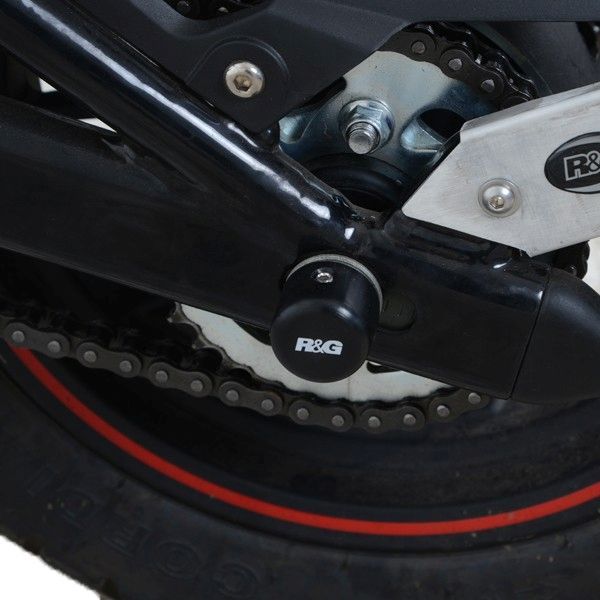 Load image into Gallery viewer, R&G Racing Black Swingarm Protectors For 2024-2025 Benelli TNT 125 SP0085BK