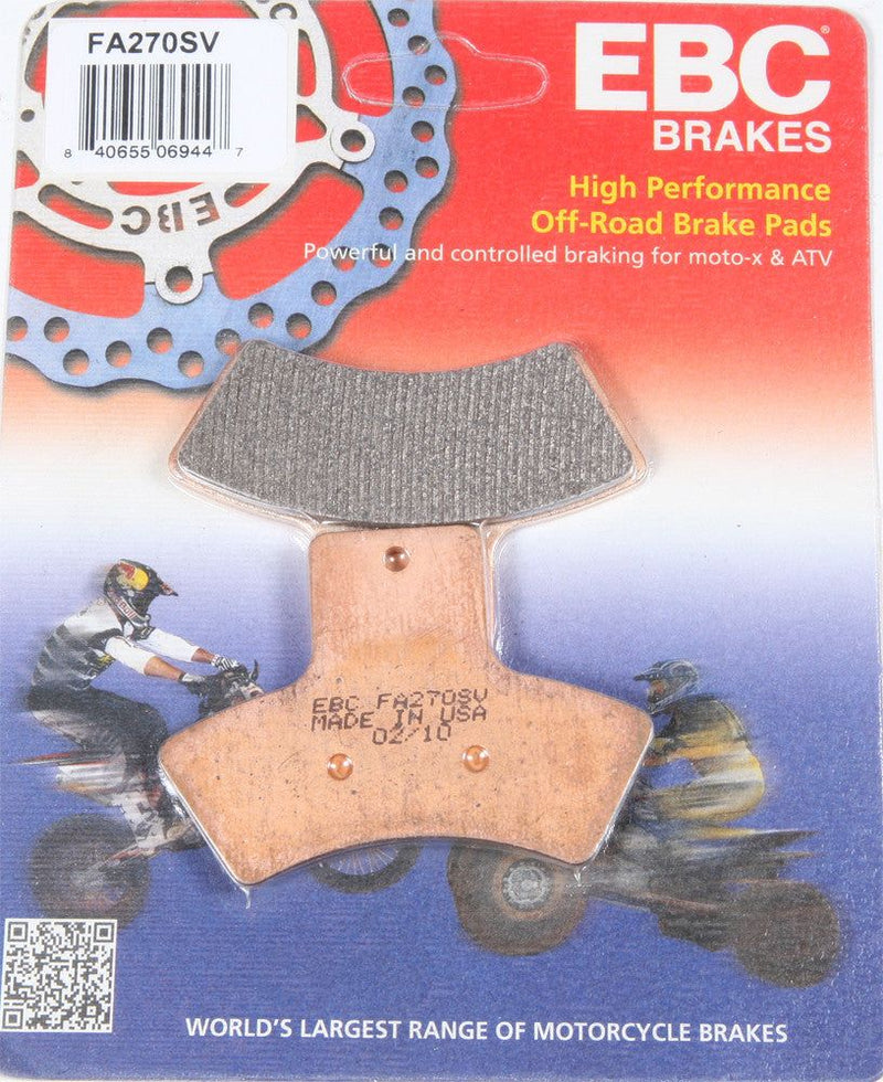 Load image into Gallery viewer, EBC 1 Pair SV Series Severe Duty Brake Pads MPN FA270SV