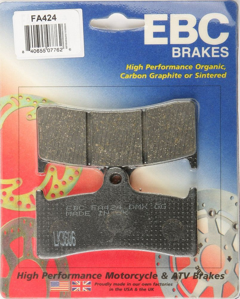 Load image into Gallery viewer, EBC 1 Pair Premium SFA Organic OE Replacement Brake Pads MPN FA424