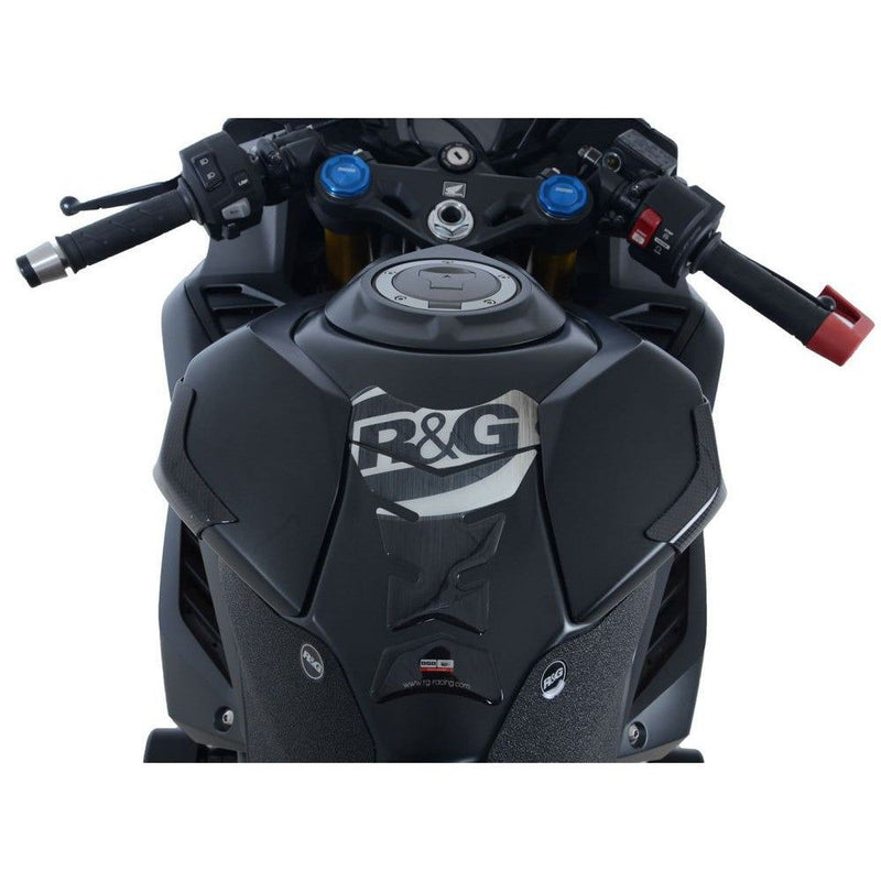 Load image into Gallery viewer, R&G Racing Carbon Fibre Tank Sliders For 2017-2020 Honda CBR250RR TS0038C